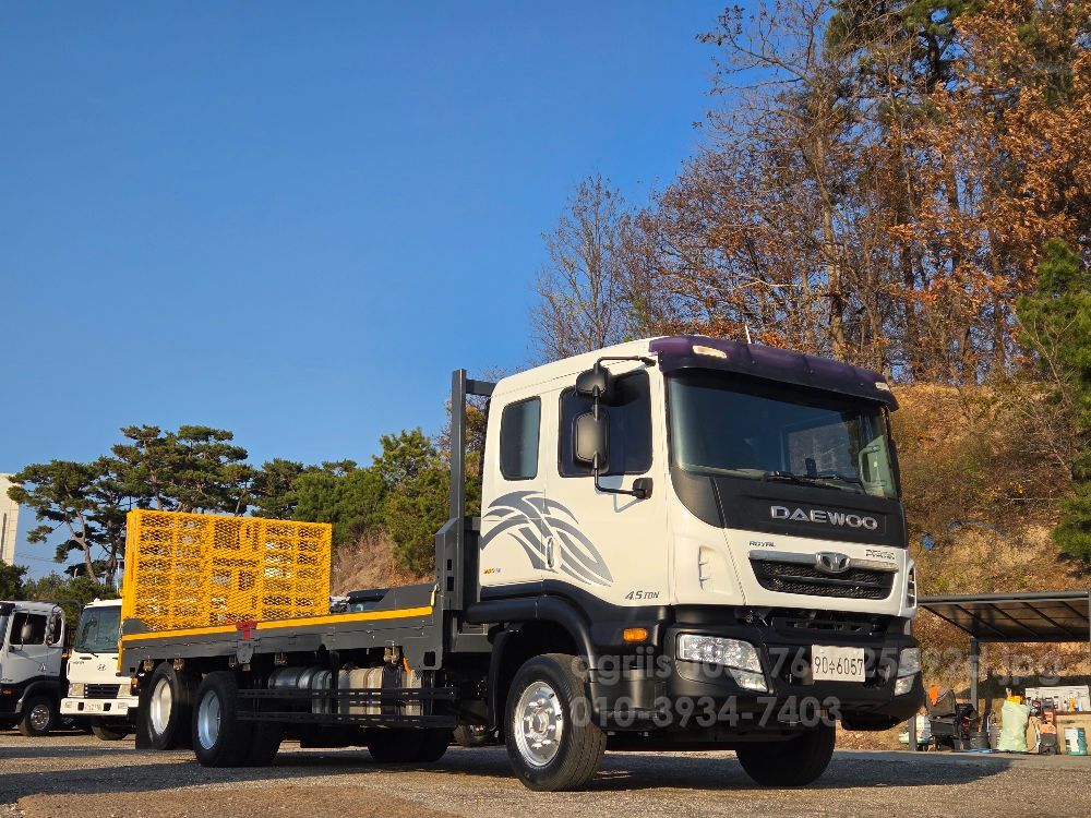  프리마4.5톤 6m25후축 저상사다리  뒤우측면