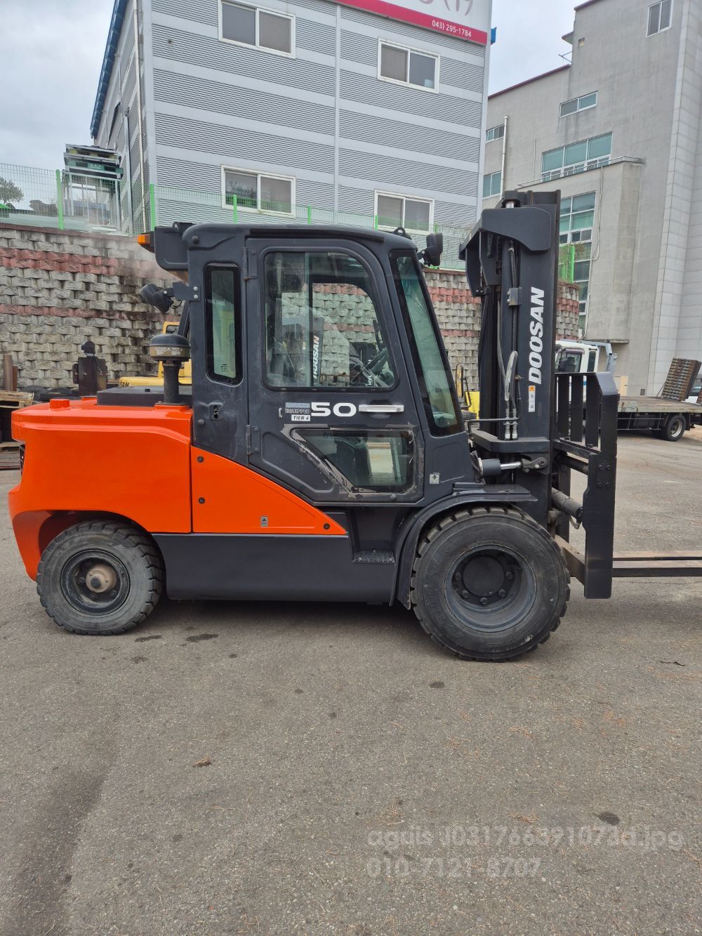 Doosan Forklift D50SE-7 (5톤) 뒤우측면