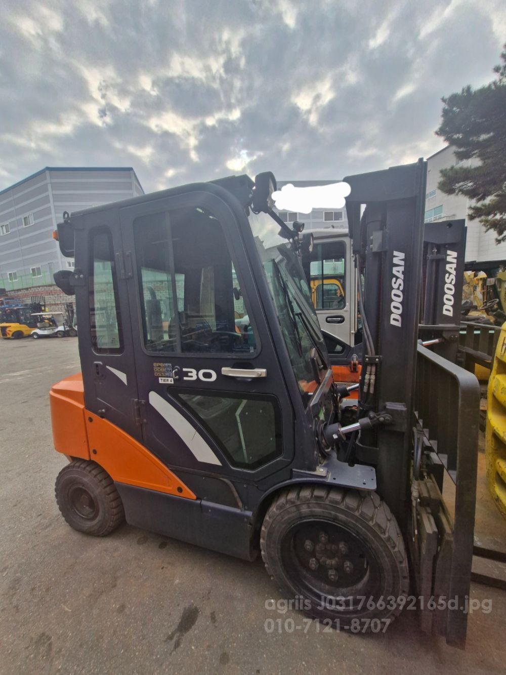 Doosan Forklift D30S-7 (3톤) 뒤우측면