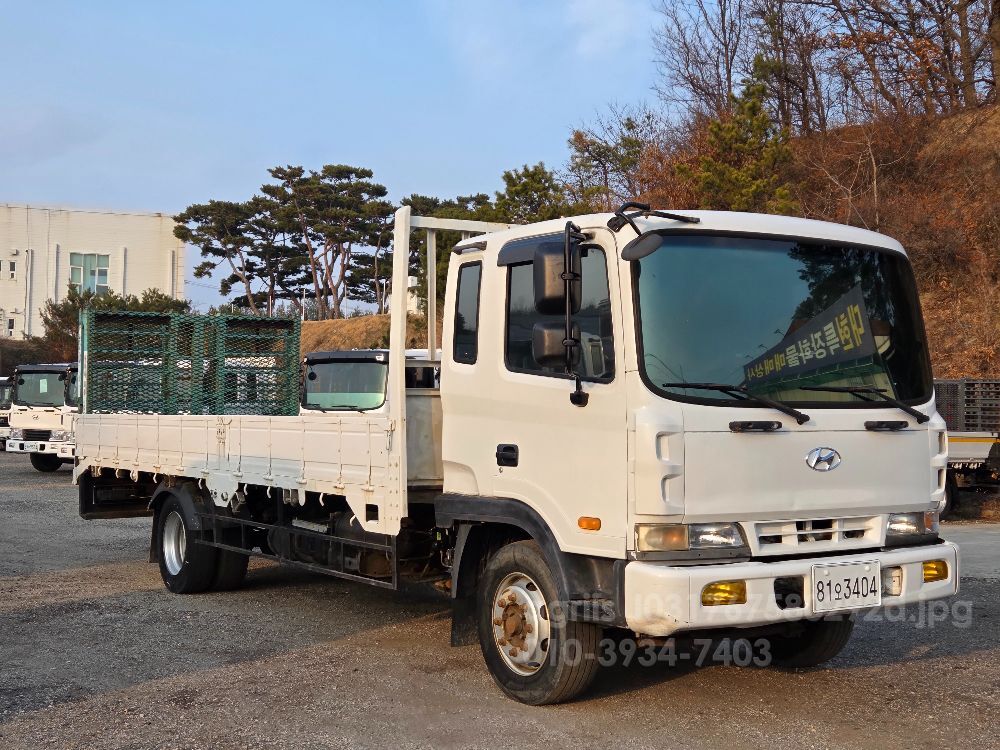 Hyundai 현대4.5톤 6m25초장축자동사다리  뒤우측면