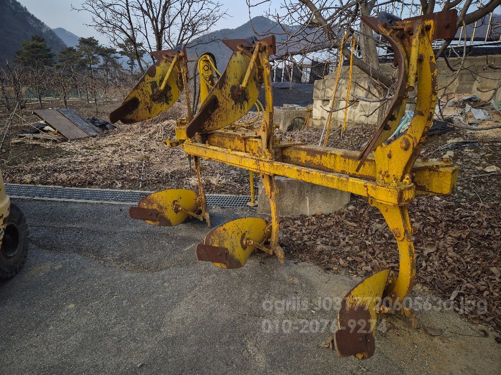 Plow 대형 양용3련 각도조절1600  뒤우측면
