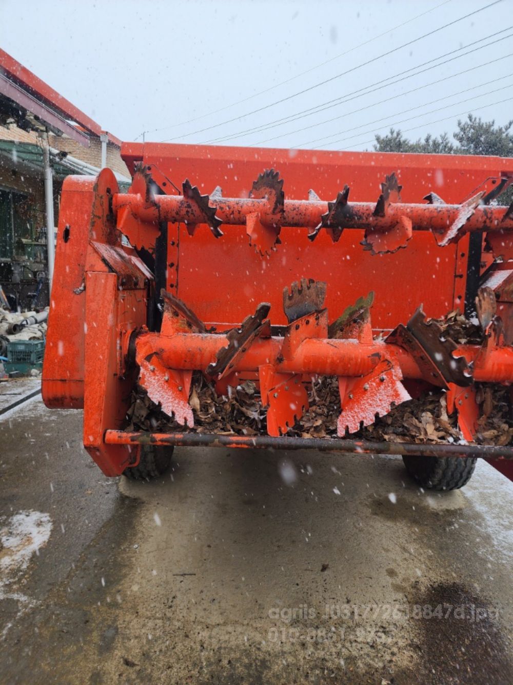 태성 퇴비살포기 퇴비살포기 뒤우측면