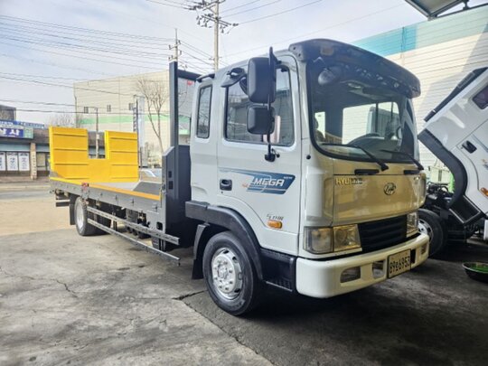 현대 태건특장 농기계운반 사다리 메가트럭 저상사다리 앞좌측면