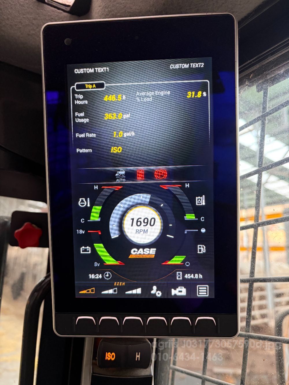 케이스 스키드로더 Case sr210b 뒤우측면