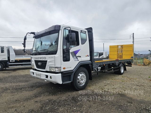 대우 노부스 태건특장 농기계운반 사다리 6M25 농기계운반 자동사다리 뒤우측면