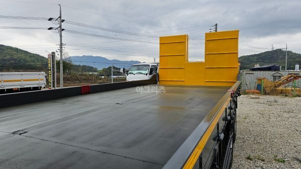 대우 프리마 8.5톤 6m25 자동사다리 장비운반용 뒤우측면