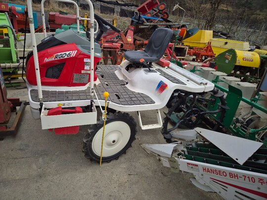Kukje Rice transplanter 직파기 파종기기8조식 (8Rows) 앞좌측면