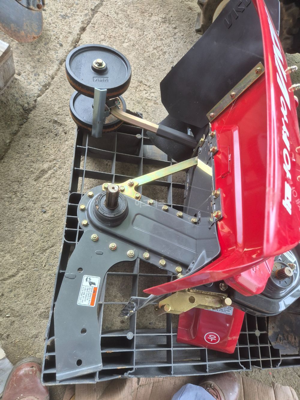 Shibaura Rotavator 관리기 로터리 (경폭1cm) 뒤우측면