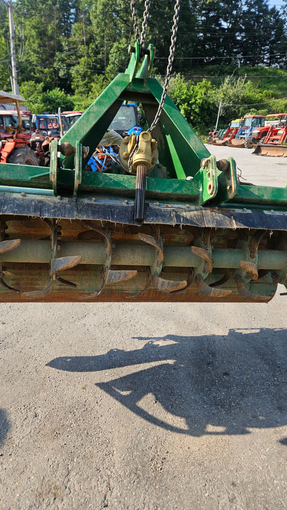  Rotavator WJR210 (경폭210cm) 뒤우측면