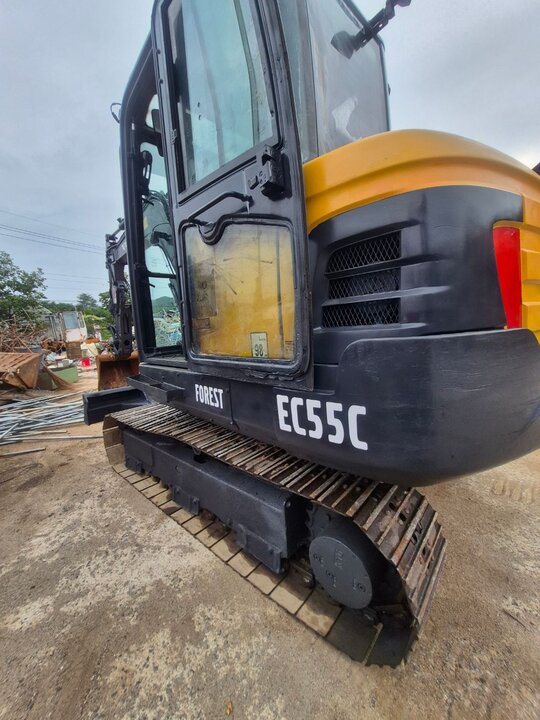 VOLVO 굴삭기 EC55C (5.5톤) 앞좌측면