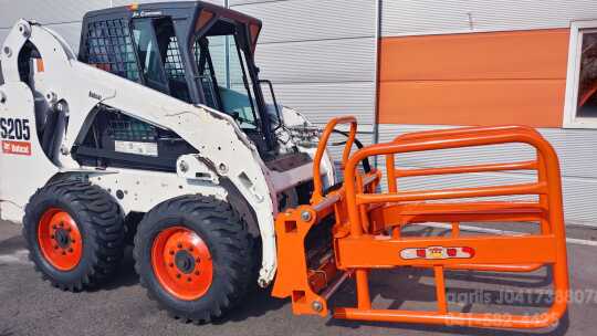 대광-스키드로더 집게  겸용집게-슬라이드 앞좌측면