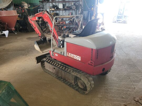 LS 굴삭기 LGX100 앞좌측면