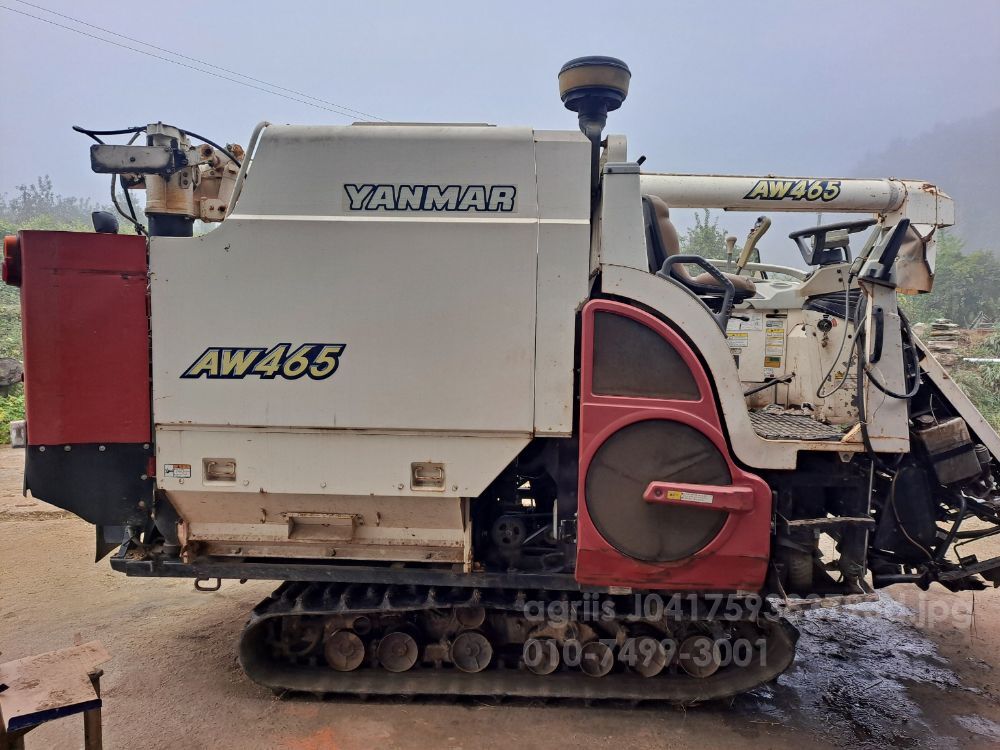 Yanmar Combine Harvester AW465 (4Rows) 뒤우측면