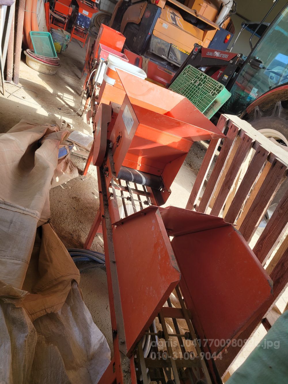 한국마그넷 볍씨 일괄 자동 파종기HS-5M HS-5M 뒤우측면