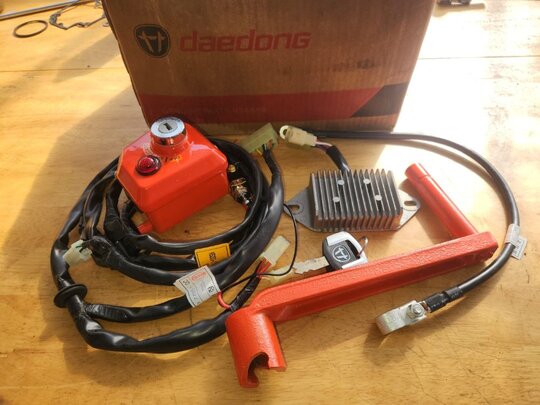 대동 경운기 ND10DE (10마력) 앞좌측면