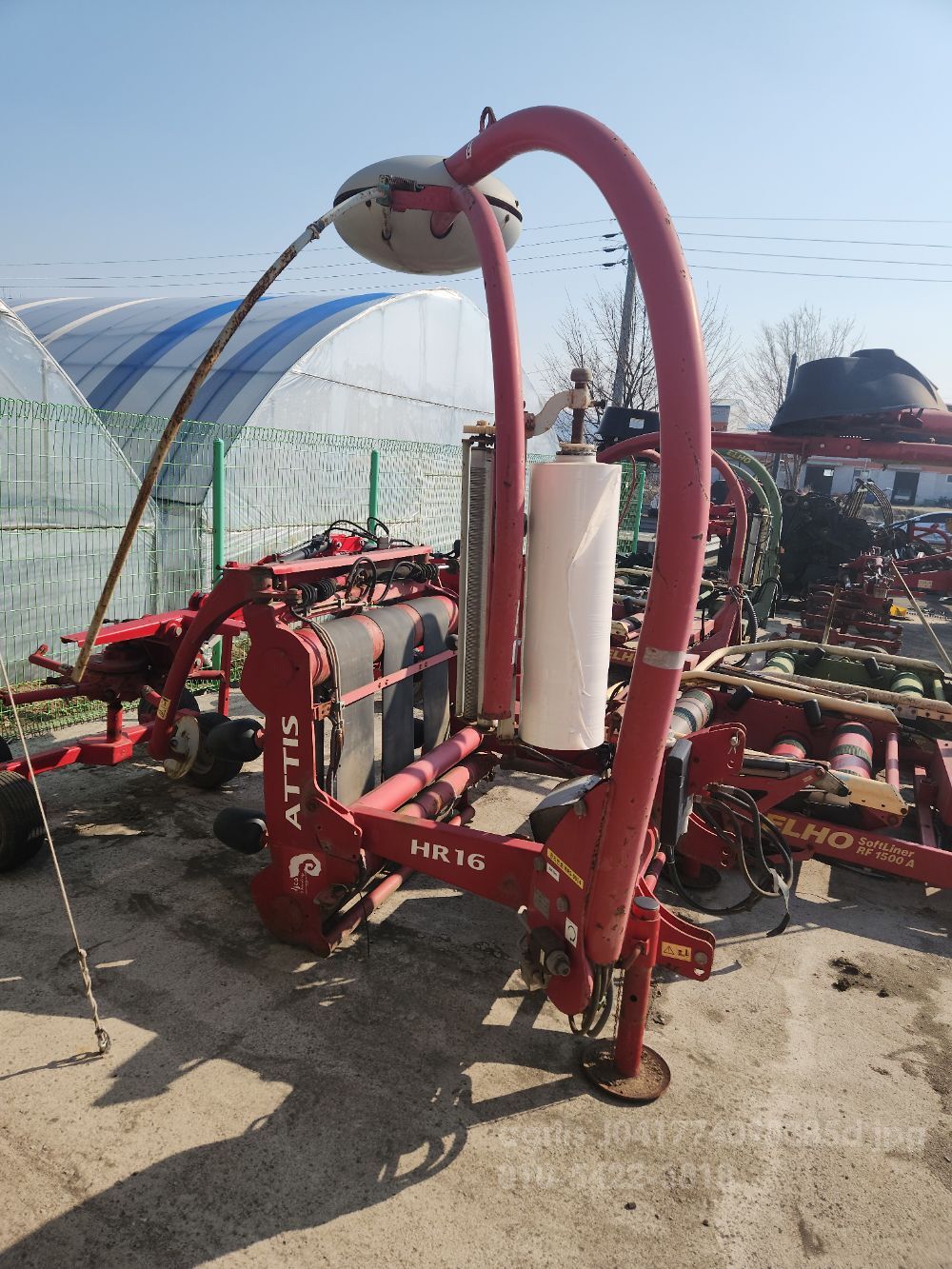  Bale Wrapper HR16  뒤우측면