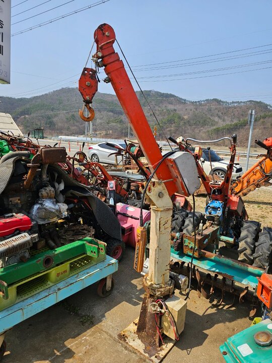1톤차량용 크레인 윈치 크레인 Cw 앞좌측면