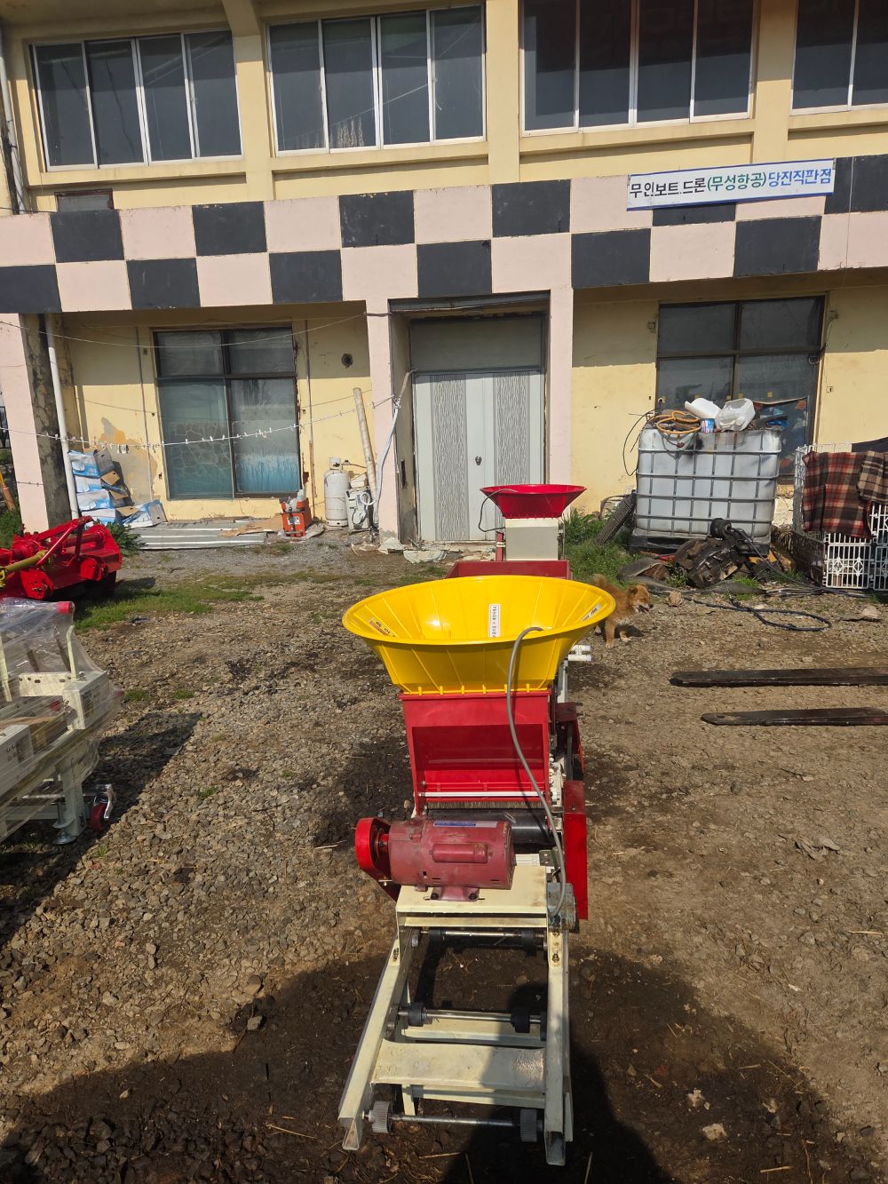 제광산업 전자동육묘파종기 JK2002 앞좌측면