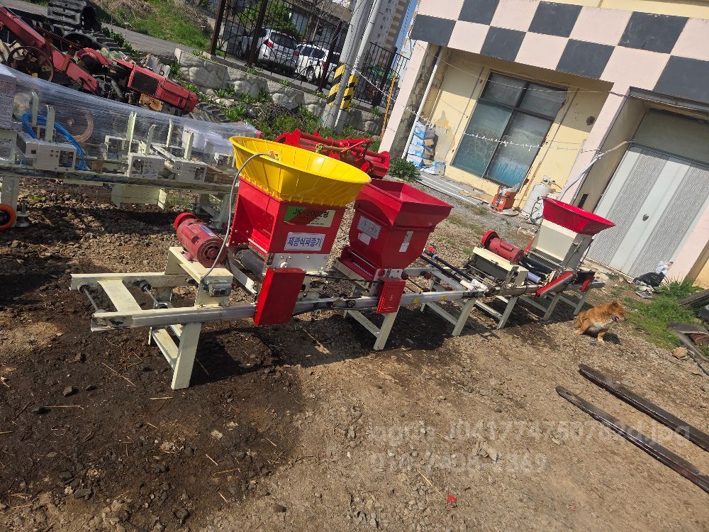 제광산업 전자동육묘파종기 JK2002 뒤우측면