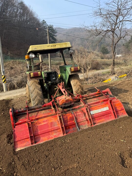  Rotavator 폭270입니다 (경폭250cm) 앞좌측면
