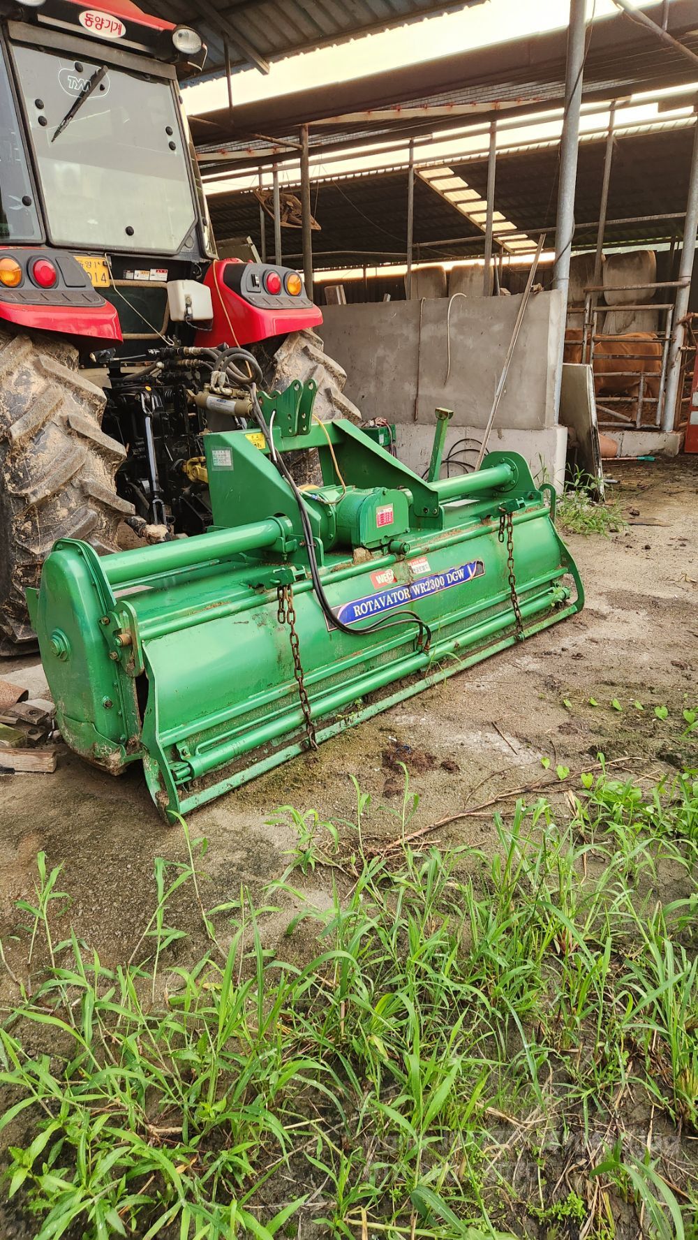 Wecan Rotavator WR2300 (경폭230cm) 뒤우측면