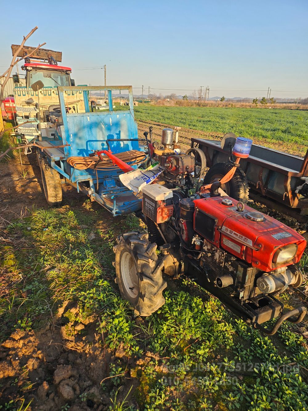 TYM Power Tiller 동양 (13hp) 뒤우측면