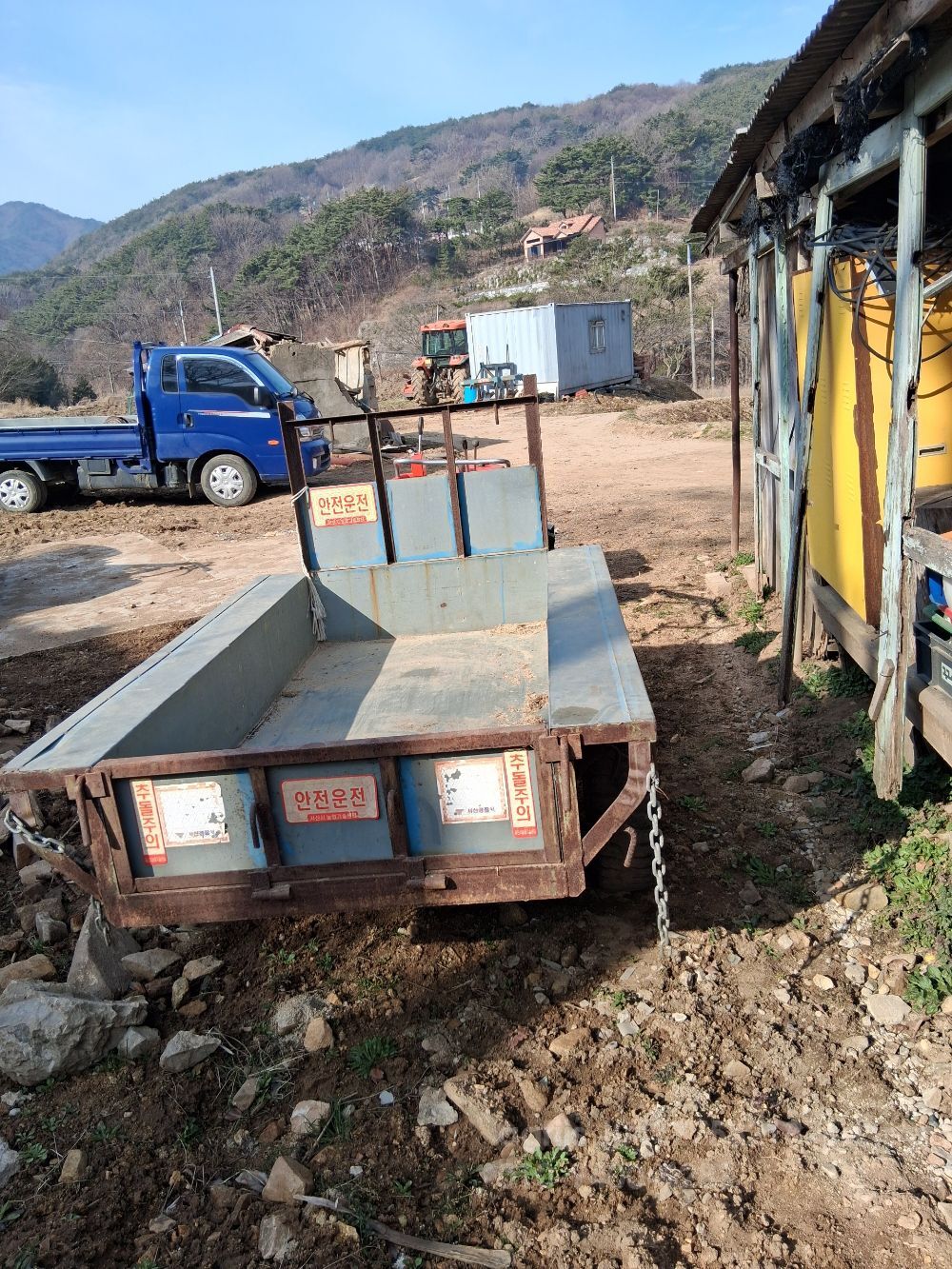 Daedong Power Tiller 8마력 (8hp) 뒤우측면