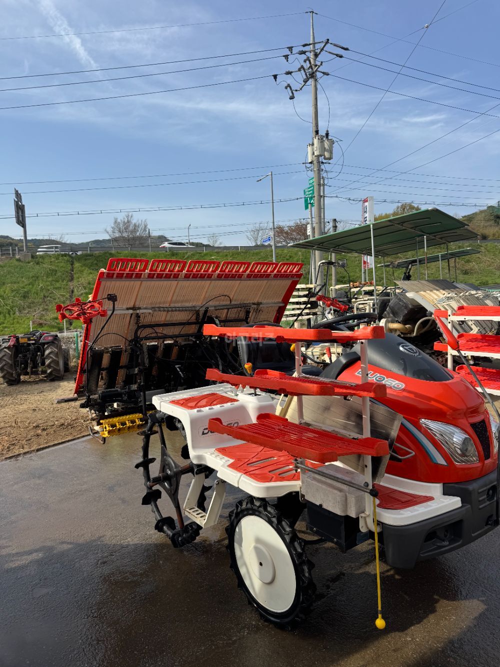 Daedong Rice transplanter DUO6 (6Rows) 뒤우측면