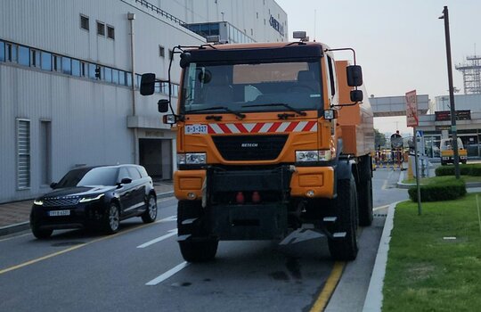  대우 트럭 대우트럭 4륜  앞좌측면