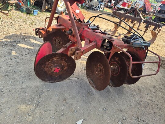  원판쟁기 웅진6련  앞좌측면