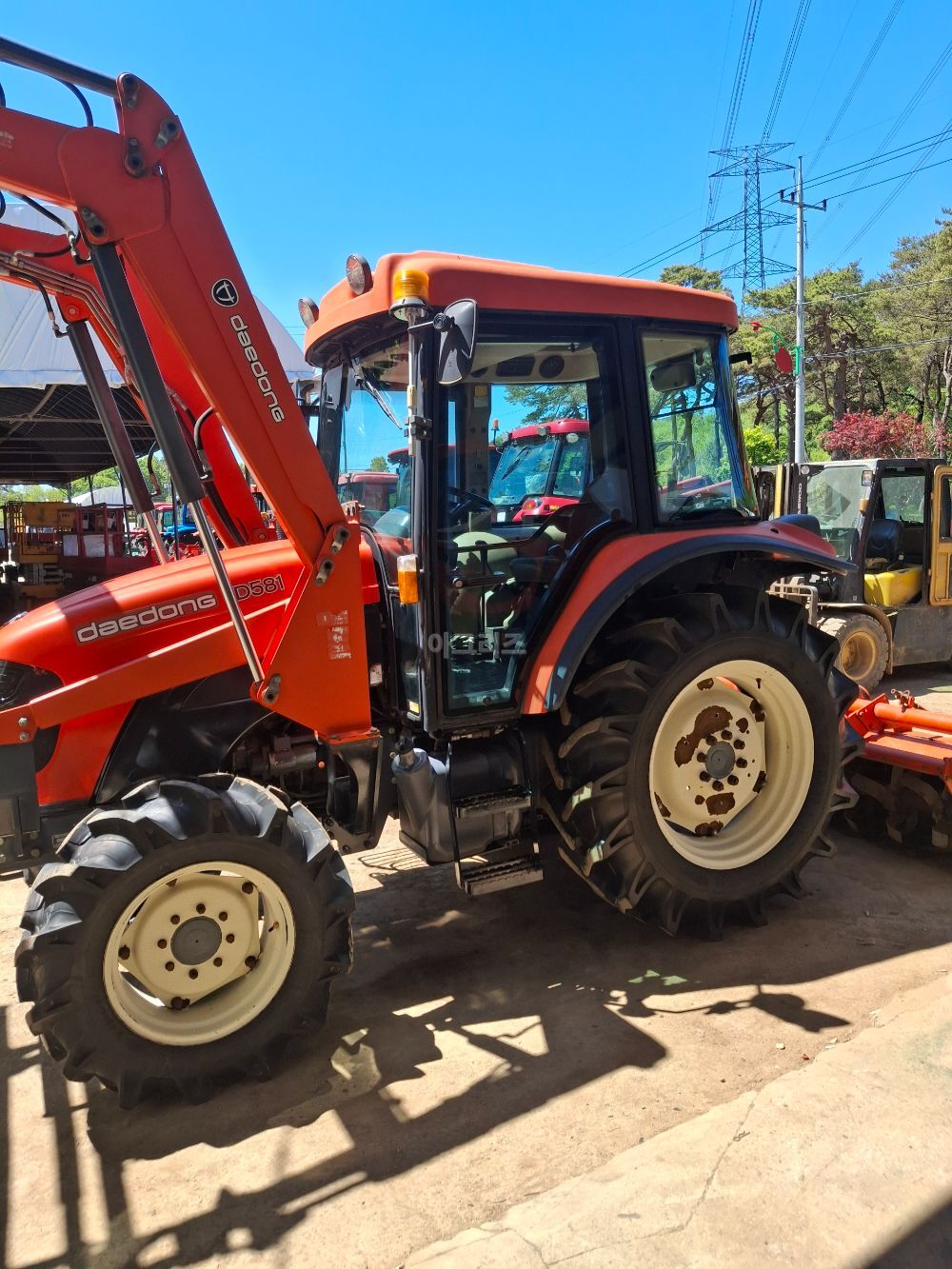 Daedong Tractor D581 (58hp) 뒤우측면