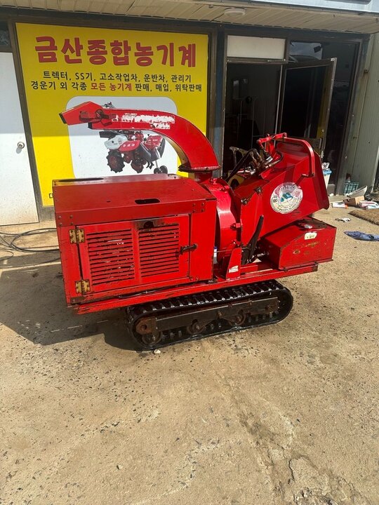  목재파쇄기 PRC-350ED  앞좌측면