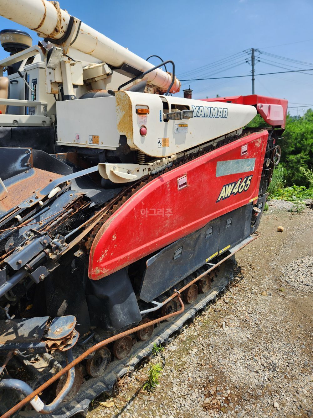 Yanmar Combine Harvester AW465 (4Rows) 뒤우측면