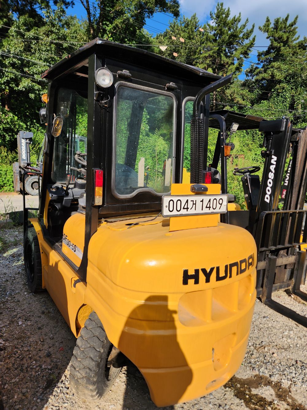 Hyundai Forklift HDF30-5S (3톤) 뒤우측면