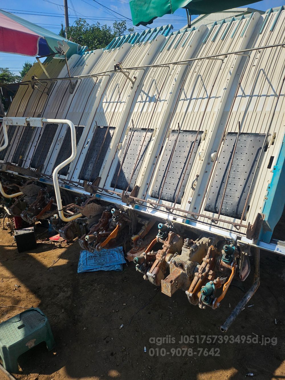 Kubota Rice transplanter KWP89DF (8Rows) 뒤우측면