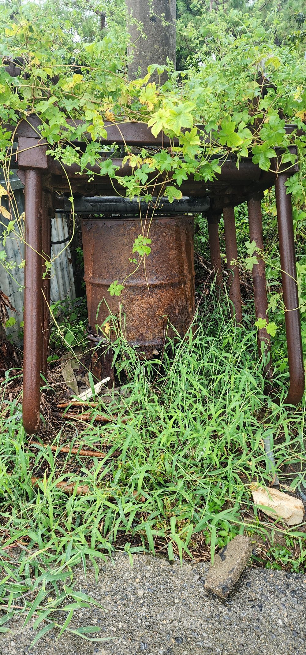  일자형 원형 Bale Gripper 없음  뒤우측면