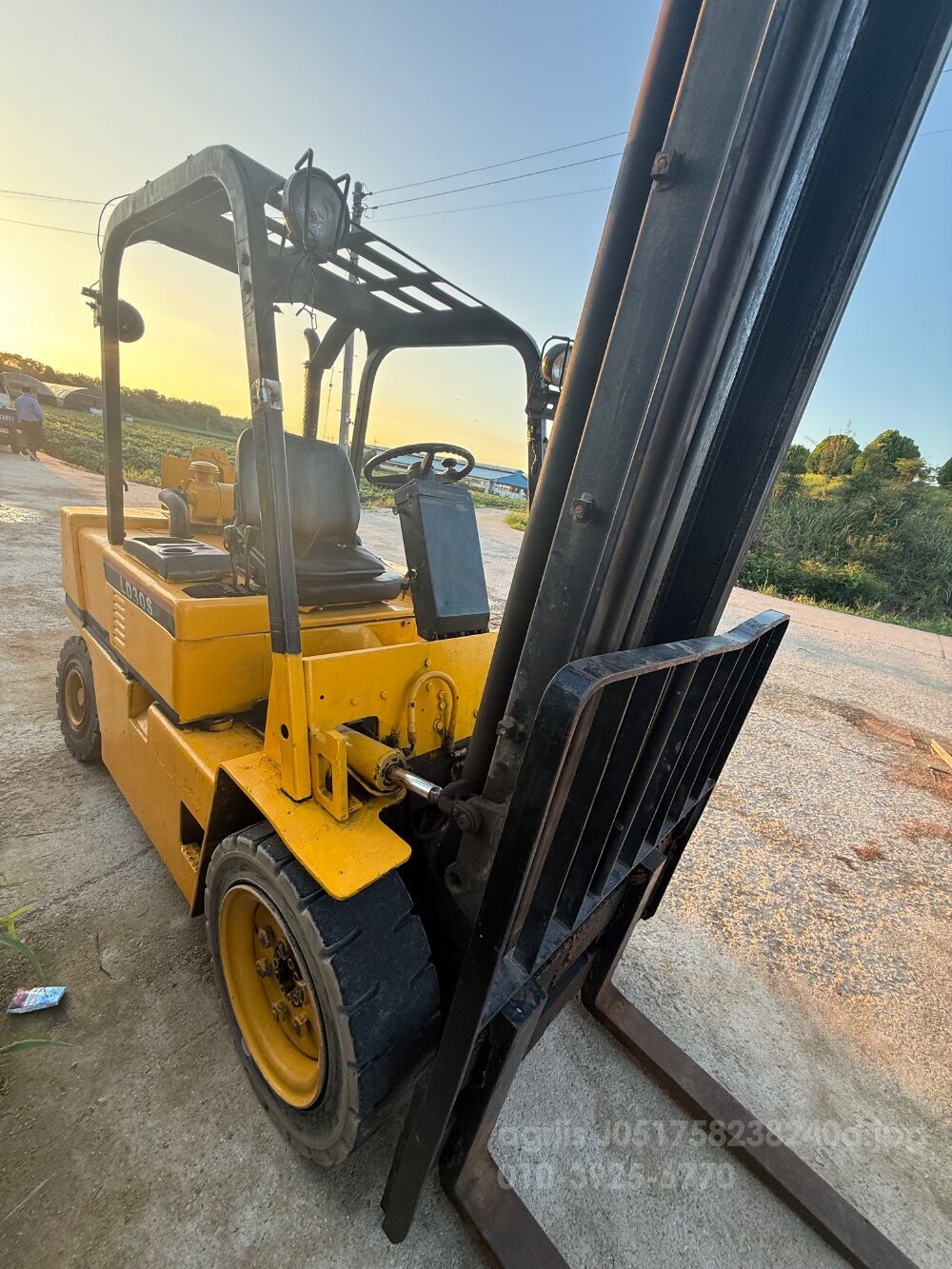 대우 지게차 LD30S (3.0톤) 뒤우측면