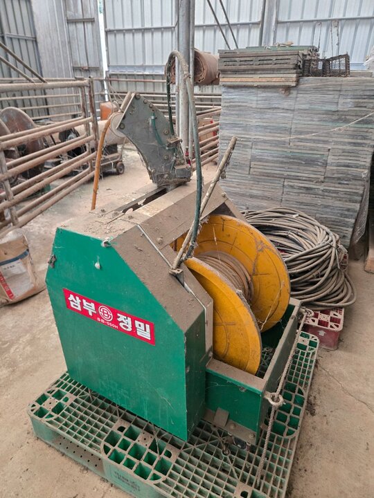 삼부정밀 호스릴권취기 자동릴호스권취기 앞좌측면