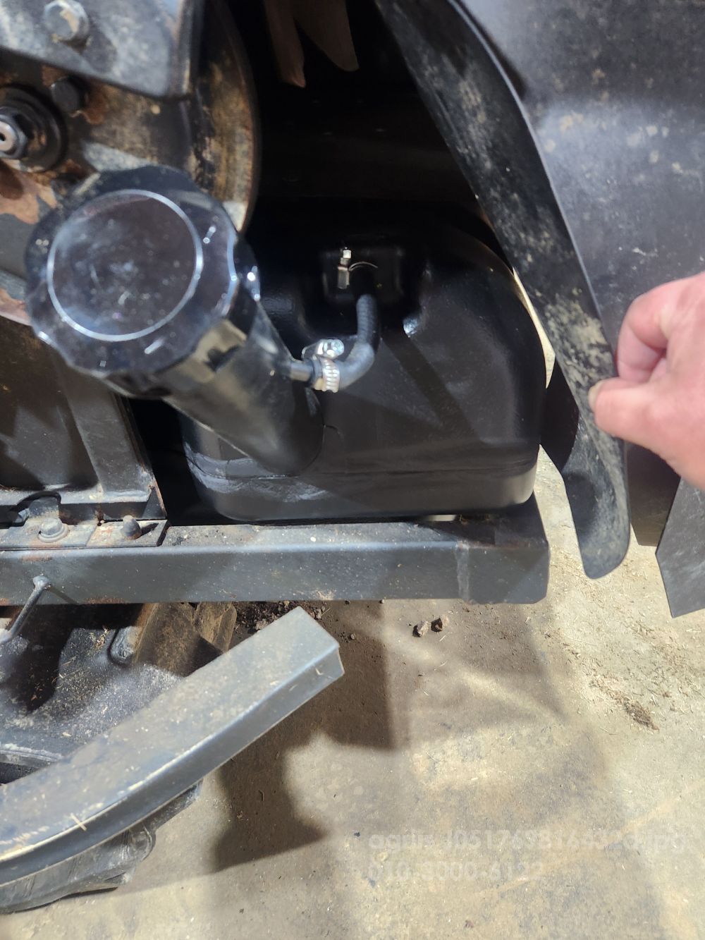 Daedong Combine Harvester DSM72 (4Rows) 뒤우측면