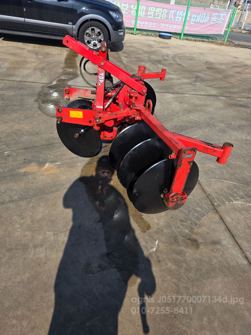 영진기계 원판쟁기(6련) YDP602L 뒤우측면