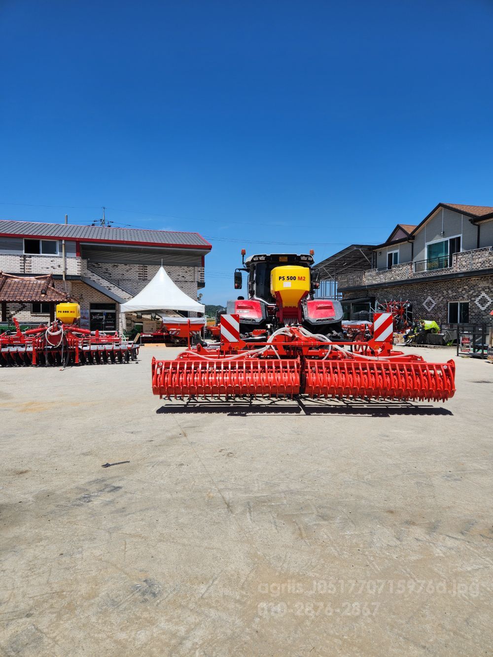  Plow 디스크파종기  뒤우측면