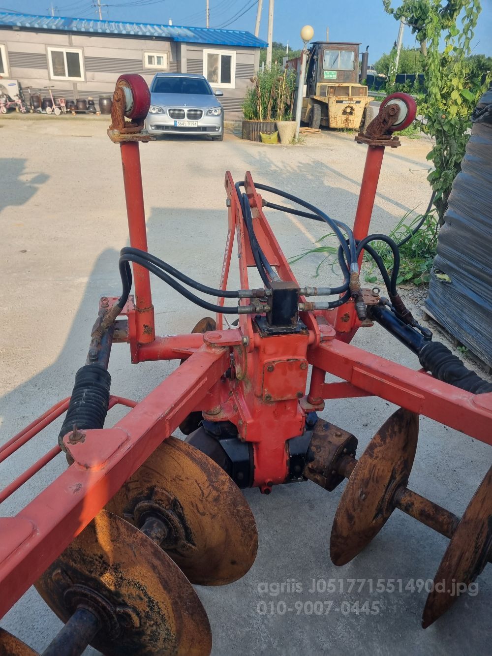  쟁기 영진원판 10련 뒤우측면