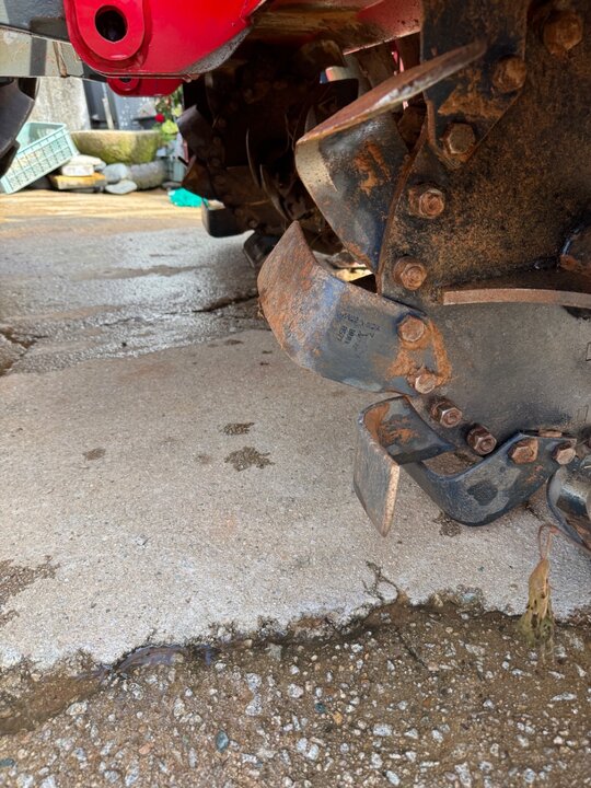  로타리 콩파종기 (경폭2300cm) 앞좌측면