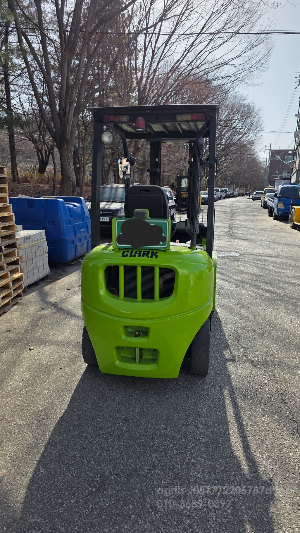 삼성 클라크 지게차 GTS20 (2.0톤) 뒤우측면