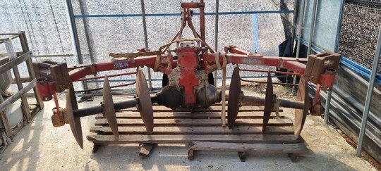 영진 쟁기 6련원판 앞좌측면