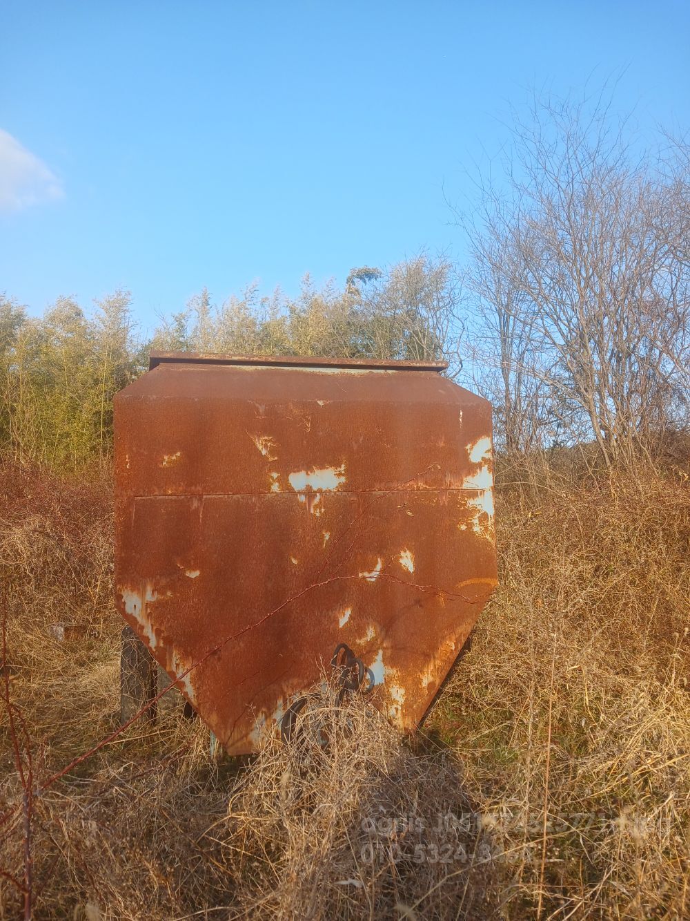 명일기공 곡물탱크 트레일러 트레일러 뒤우측면