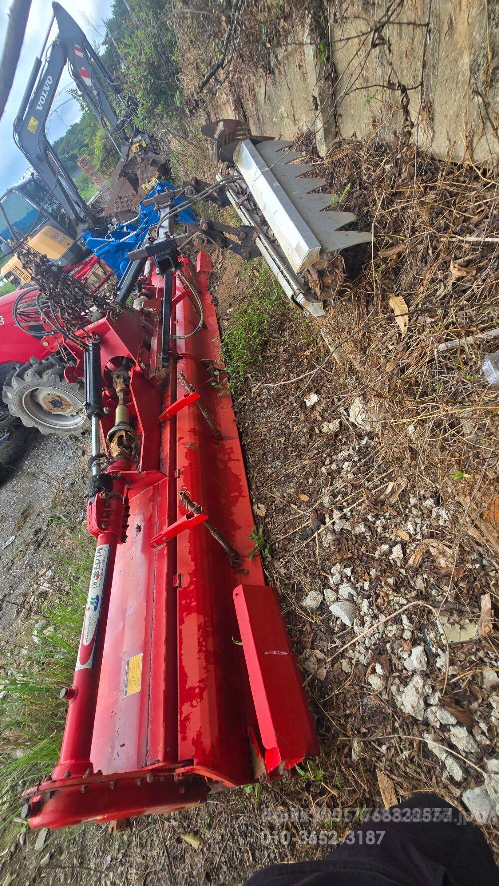  Rotavator 웅진2단폴더(5미터) (경폭5mcm) 뒤우측면