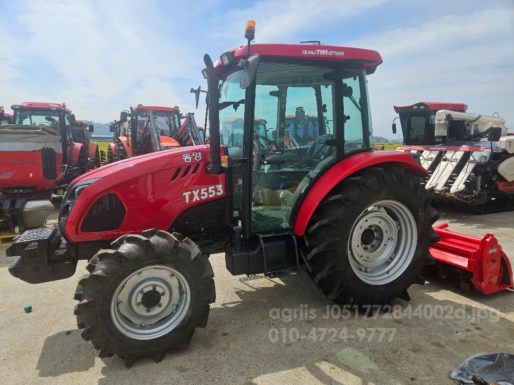 TYM 트랙터 TX553 (56마력) 뒤우측면