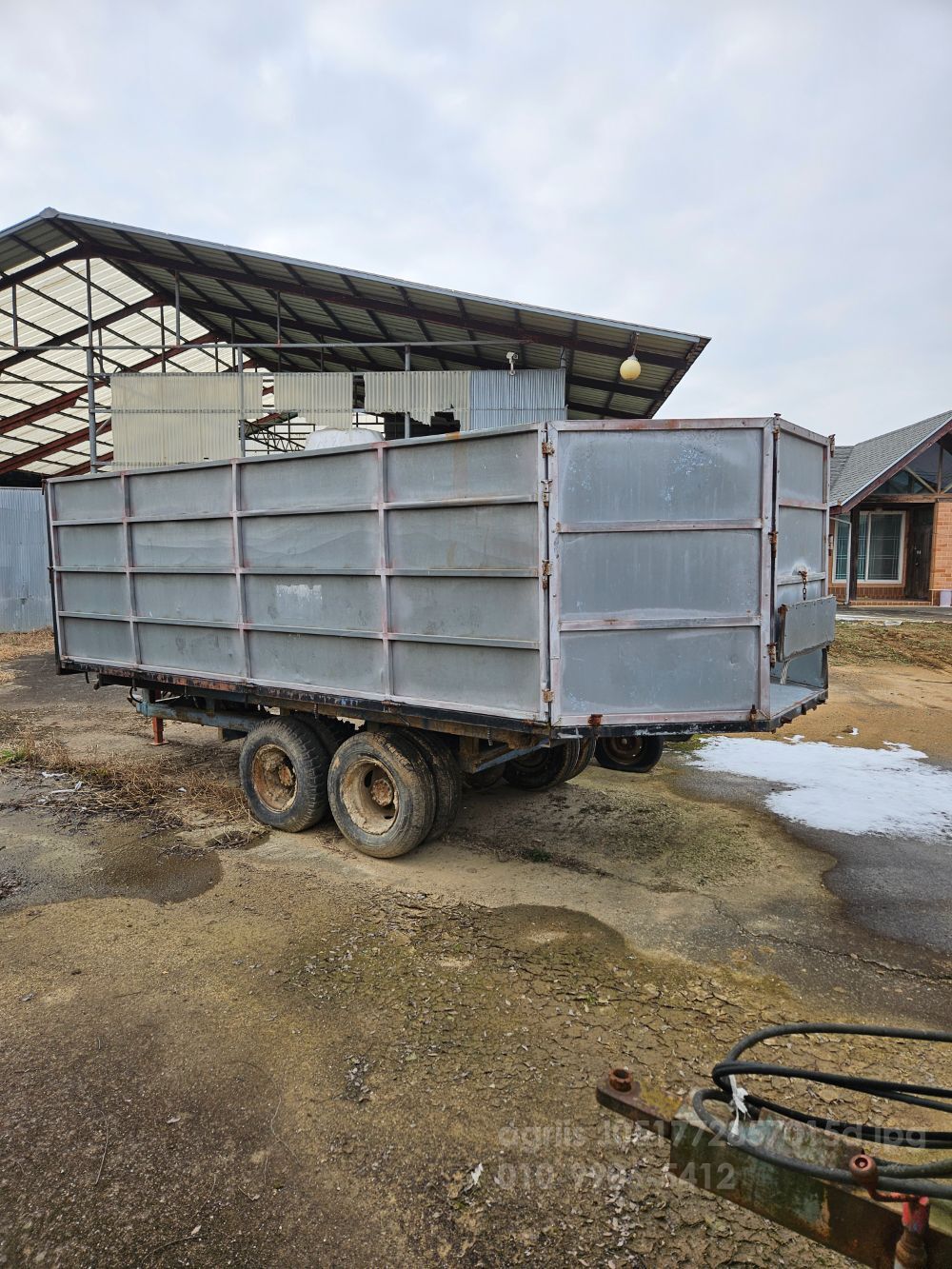  Trailer 곡물덤프  뒤우측면