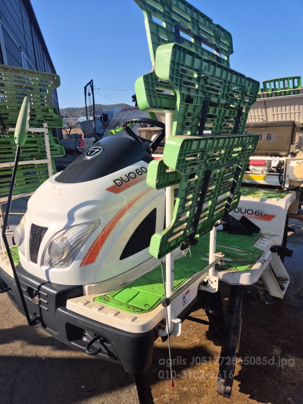 Daedong Rice transplanter DUO60 (6Rows) 뒤우측면